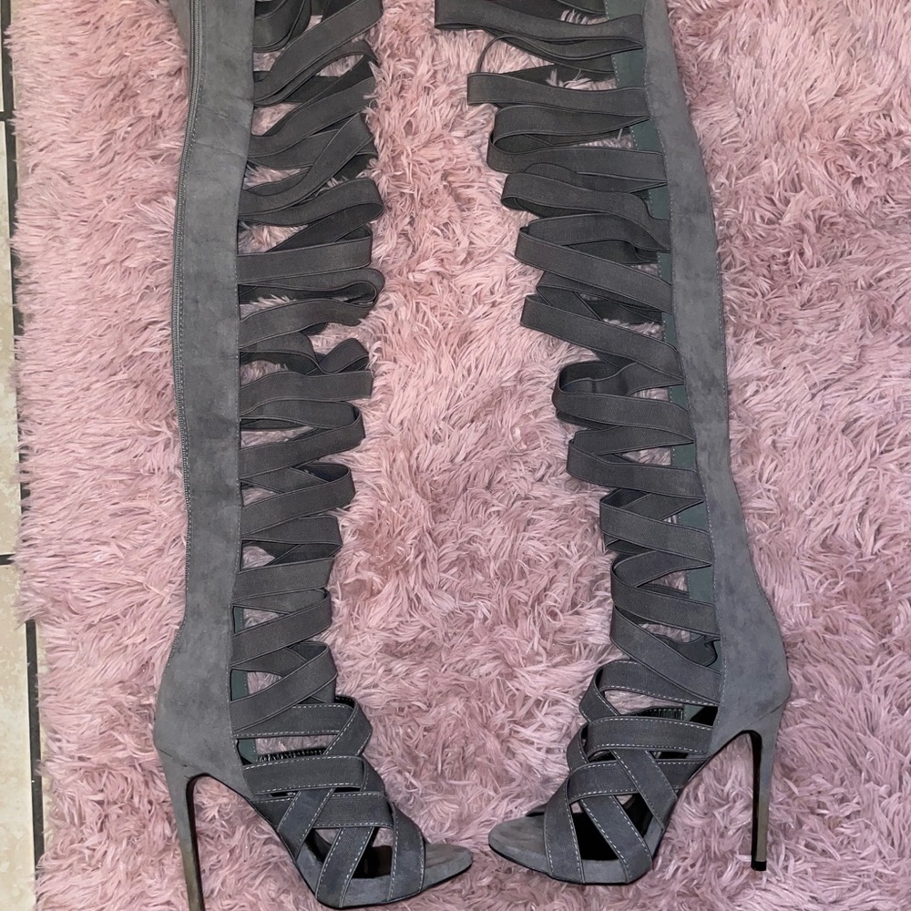 Strappy Thigh Sandal